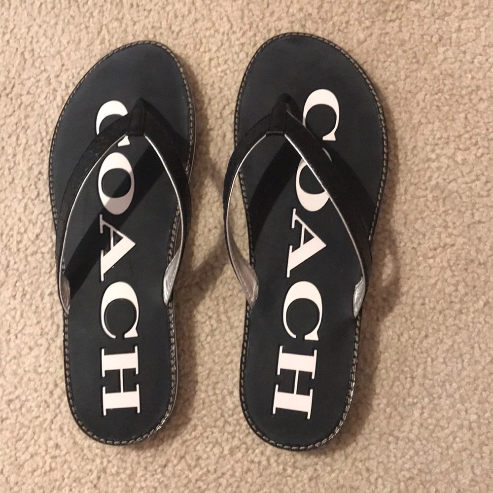 Coach Flip Flops size 8.5